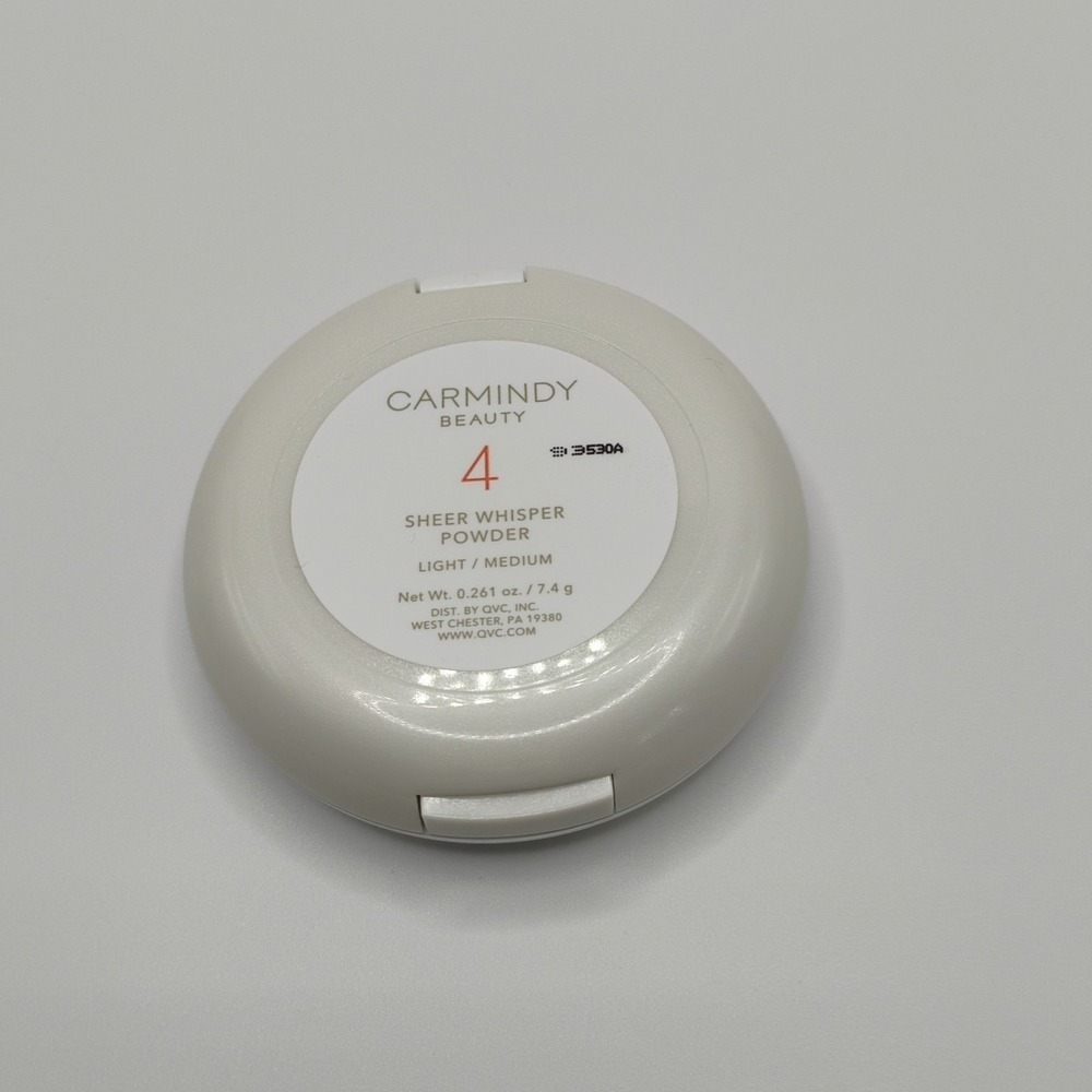 Carmindy Beauty 4 Sheer Whisper Powder Light Medium 0.261 oz | 7.4‎ g New In Box - Picture 4 of 6